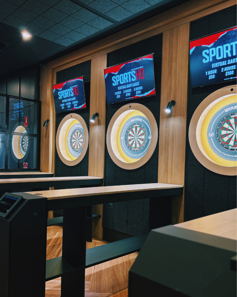 Sports HQ Bar & Interactive Games | Virtual Darts | Buffs Club Mt Isa