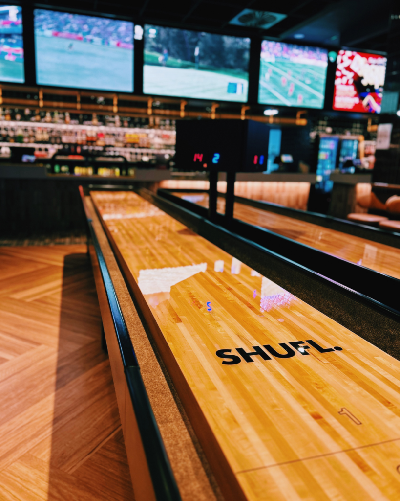 Sports HQ Bar & Interactive Games | Shuffle Board | Buffs Club Mt Isa